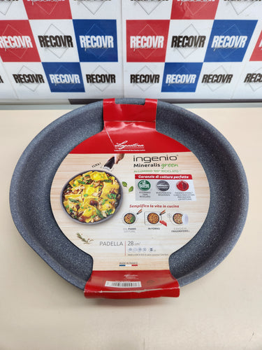 Sartén 28 cm, sartén de aluminio 100% reciclado, para gas, horno e inducción, Lagostina